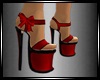{C} Chloe red shoes bow