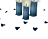 candle+roses