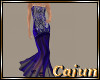 Vintage Cobalt 20's Gown