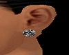 Diamond earring, soft, 