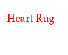 Heart rug