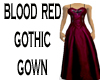 Blood Red Goth Gown