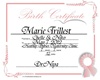 Marie & Amari Birth cert