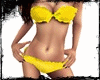 cute yellow bikini