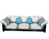 Paisley Blue Lounge Sofa