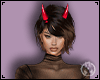 Red Demon Top Horns Tail