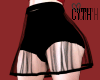 [C] Black Plastic Skirt