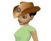 brown cowgirl hat f