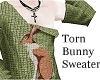 Torn Bunny Sweater