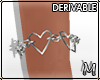 *M*DER- Heart Bracelet R