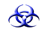 blue toxic symbol