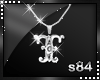 |s84| Letter T Necklace 