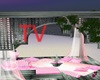 TV> Pink Grey pergola
