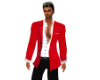 Casual Red Jacket