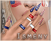 [Is] 4th July Nails +