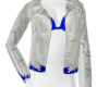 White Blue Flame Jacket