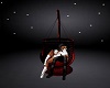 red ligthning pose
