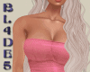 EMBOSSED PINK DRESS