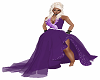 purple gown