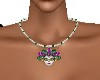 MARDI GRAS MASK NECKLACE
