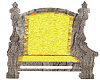 single throne yellow