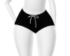 black sports shorts