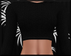 Black Sweater Top *