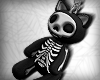 add chained skeleton cat