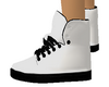 white and black