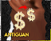 A Gld Dolla sign earring