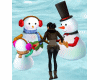 Snowman Family Xmas