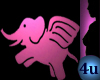 4u Pink Elephants Flying