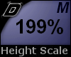 D► Scal Height*M*199%