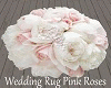 Wedding Rug Pink Roses