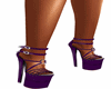 Dark purple heels