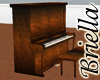 Suede Upright Piano