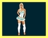 S.T TEAL MAID OUTFIT