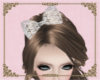 A: White lace bow