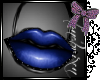 *TL*Lips Purse Blue