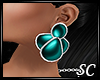 [S]Isadora Teal Earring