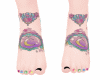 !Kawaii Toe Nails BLK