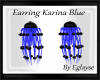 earrings karina blue 