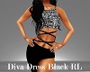 Diva Dress Black Rl