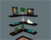 Island Corner Shelves