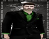 Black and Green Suit