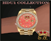 HDU1 Gold & Coral Rollie