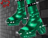 Spike Boots- Emerald
