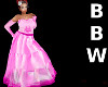 BBW Pink Wedding Gown
