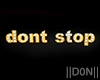 Dont Stop Gold Lamps