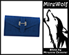 MW- Blue Envelope Wallet